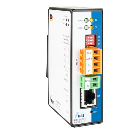 BACnet路由器 - UBR-01 | Mk II - MBS GmbH - 数据 / 以太网 / RS485