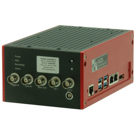 视频记录仪 - PROMON STREAMER G2 - AOS Technologies AG - 视觉信息处理 / 运动 / 工业