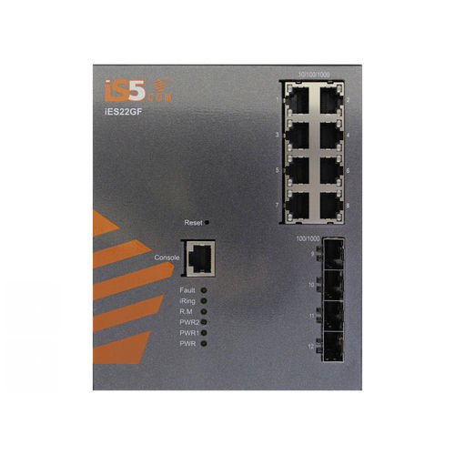 管理型以太网交换机 - iES22GF - iS5 Communications - 20 端口式 / 千兆以太网 / SFP+