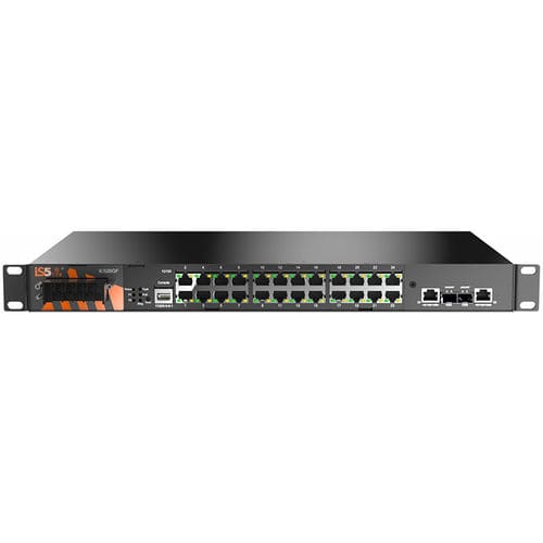 管理型以太网交换机 - iES26GF - iS5 Communications - 26 端口式 / 安装于机架