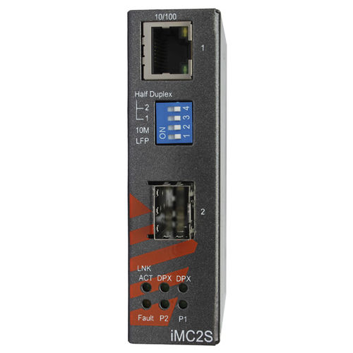 媒体变换器 - iMC2S - iS5 Communications - 以太网 / 工业 / 双端口