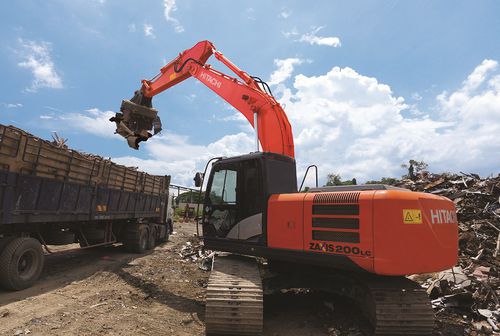 电控起重磁铁 - ZX series - HITACHI Construction Machinery - 金属废料处理 / 紧凑型