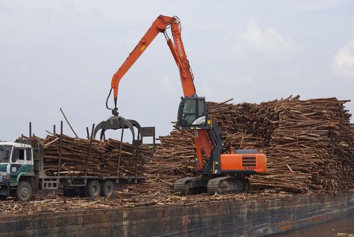 履带式物料处理机 - ZX240LC-5G  - HITACHI Construction Machinery - 柴油