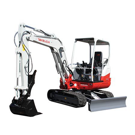 小型挖掘机 - TB240 - TAKEUCHI - 履带式 / 柴油 / 用于建筑工地