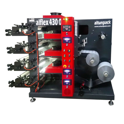 4色柔性版印刷机 - alflex 4300 - altunpack makine san tic ltd şti - 用于塑料膜 / 用于纸板