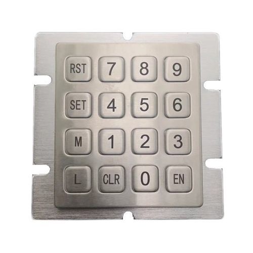 16键数字键盘 - CK-KE9080 - Clickin Industrial Co., Ltd. - 面板式 / 不锈钢 / 防破坏