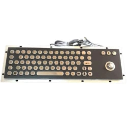 面板式键盘 - CK-KB370110-25TBBK - Clickin Industrial Co., Ltd. - 碳接触 / 轨迹球 / 带鼠标