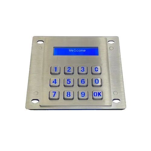 12键数字键盘 - CK-KE11994-LCD - Clickin Industrial Co., Ltd. - 面板式 / 机械按键 / 不锈钢