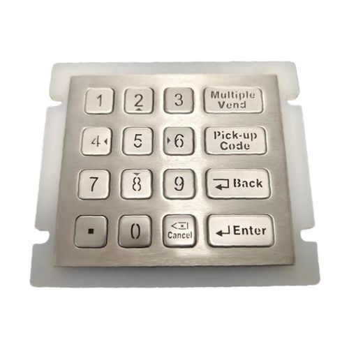 16键数字键盘 - CK-KE10090-BLNG - Clickin Industrial Co., Ltd. - 面板式 / 304不锈钢 / USB