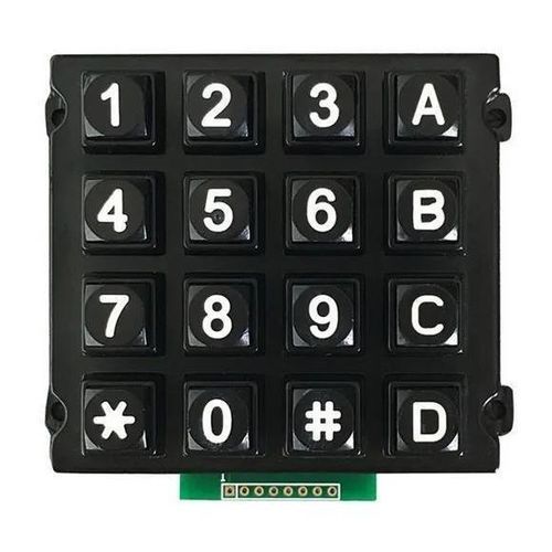 16键数字键盘 - CK-KE7671-KL - Clickin Industrial Co., Ltd. - 面板式 / 机械按键 / 金属
