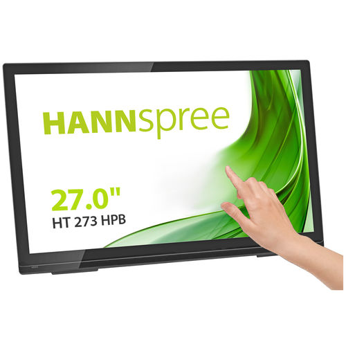 液晶显示器 - HT 273 HPB - Hannspree - 多点触摸屏式 / 感应电容 / LED背光