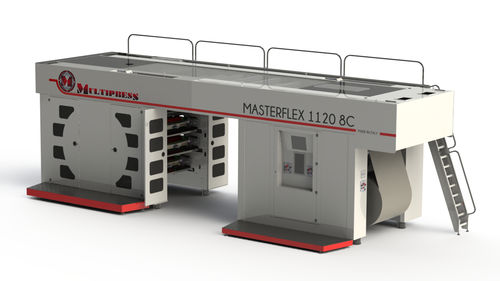 在线柔性版印刷机 - MASTERFLEX series - Multipress Srl - 8色 / 6色 / 7色