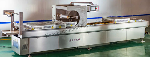 滚筒给料热成型机 - TVS series - Shandong Kangbeite Food Packaging Machinery Co., Ltd. - 用于包装 / 自动 / 真空