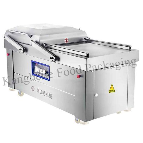 真空包装机 - DZ600/2S - Shandong Kangbeite Food Packaging Machinery Co., Ltd. - 半自动 / 双罩式 / 用于食品