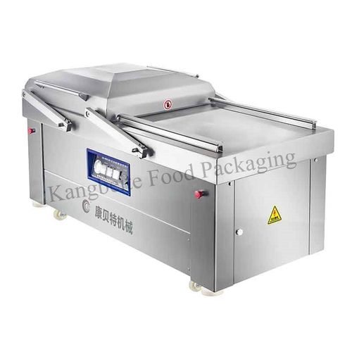 真空包装机 - DZ700/2S - Shandong Kangbeite Food Packaging Machinery Co., Ltd. - 半自动 / 双罩式 / 用于食品