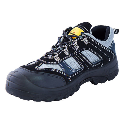 防滑安全鞋 - WR5003 - Warrior Safety Shoes - 密封 / 抗冲击 / 粒面皮