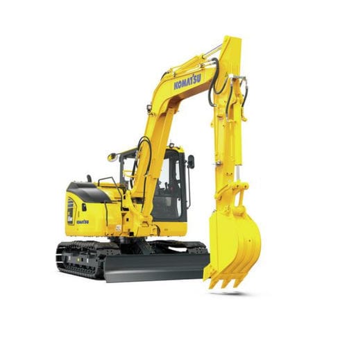 小型挖掘机 - PC88MR-11 - Komatsu Construction and Mining Equipment - 履带式 / 柴油 / 用于建筑工地