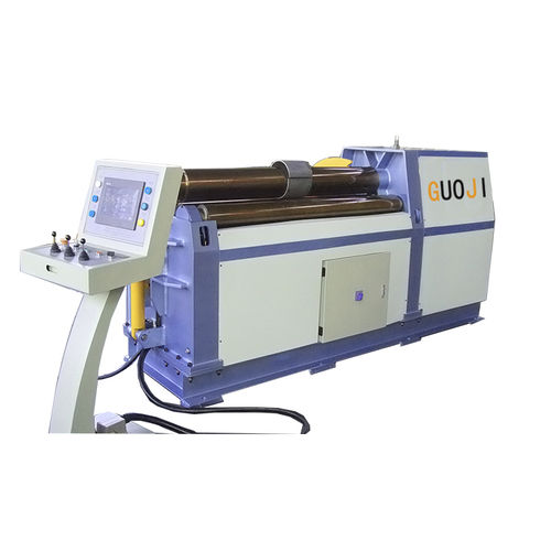 四辊卷板机 - GJW12H-8X2000 - Nantong Guoji Machinery Equipment Co.,Ltd. - 液压 / 自动 / 移动控制面板