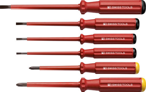 绝缘螺丝刀 - PB 5542, PB 5550 CBB - PB Swiss Tools ( Shanghai) Trading Co.,Ltd - 扁平 / Phillips十字槽 / 钢