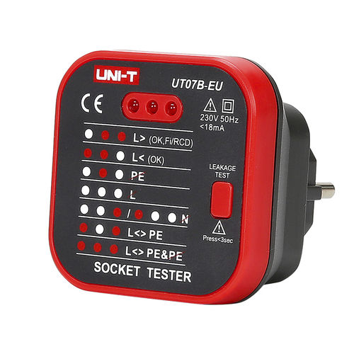 残余电流测试仪 - UT07 series - UNI-TREND TECHNOLOGY (CHINA) CO., LTD. - 电流泄漏 / 电动安装 / 手持式