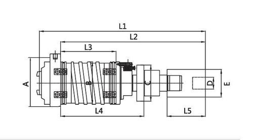 加工主轴 - DGZZ-10020/10024 - Guangzhou Haozhi Industrial Co., Ltd - 直接传动 / BT 30 / 油脂润滑