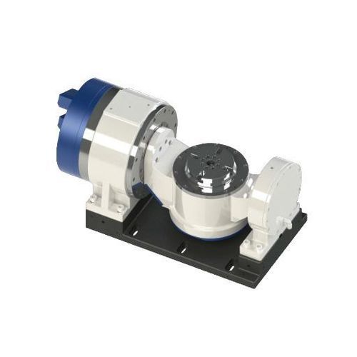 电机驱动回转工作台 - DZDC-160-250/2000-105/17-A26W-A/A - Guangzhou Haozhi Industrial Co., Ltd - 卧式 / 用于机加工 / 紧凑型