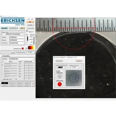 塑料测厚仪 - WedgeSoft X - ERICHSEN GmbH & Co. KG - 材料 / 涂层 / 用于混凝土结构