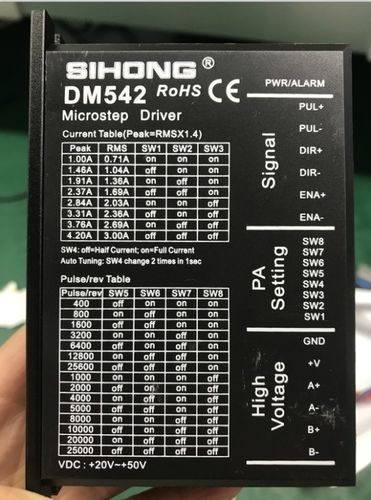 步进式电机驱动器 - DM542 - Shanghai Siheng Motor Co., Ltd - BLDC / 双相步进