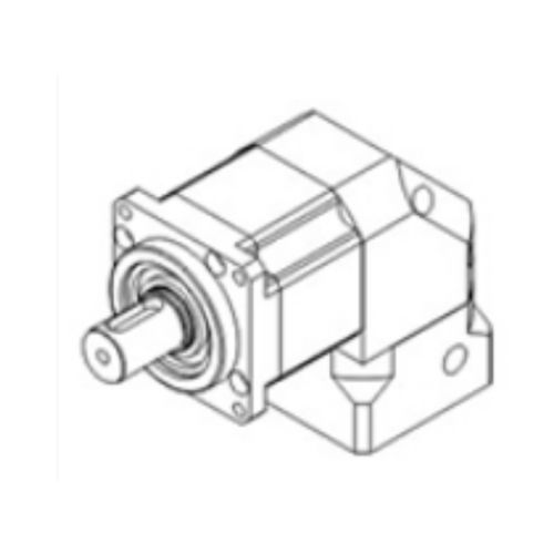 行星减速机 - WPF42 series - Shanghai Siheng Motor Co., Ltd - 正交 / 空心轴 / 法兰