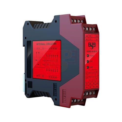 安全继电器模块 - ESRE-4A2B - Shenzhen ESPE technology Co., LTD - DIN导轨 / 小功率 / 保险丝式