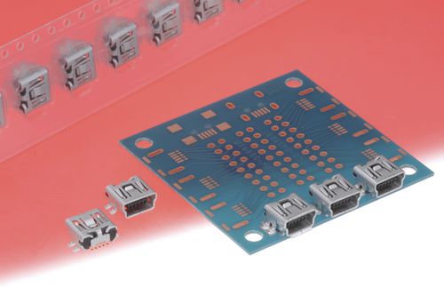 数据连接器 - UX Series - Hirose Electric Europe B.V. - USB / PCB / SMT