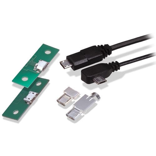 数据连接器 - ZX Series - Hirose Electric Europe B.V. - 微型 USB / SMT / 直线型