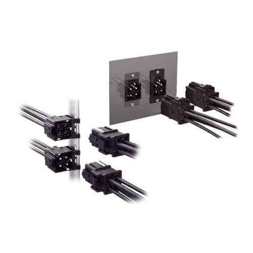 供电连接器 - EM35M Series - Hirose Electric Europe B.V. - DIN / 平行 / 压接式
