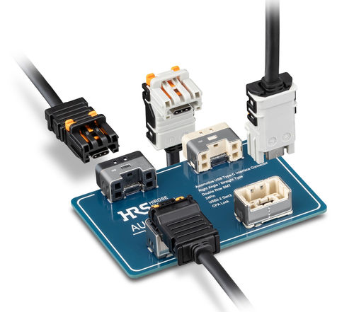 汽车工业连接器 - AU1 series - Hirose Electric Europe B.V. - 数据 / 音频视频 / USB