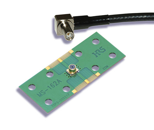 同轴连接器 - MS-162A series - Hirose Electric Europe B.V. - SMT / 肘型 / 主板