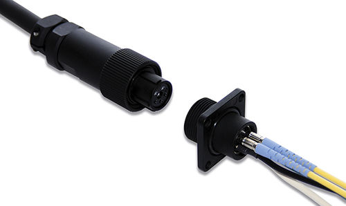混合连接器 - MF13S series - Hirose Electric Europe B.V. - 光纤 / 环形 / 卡口式