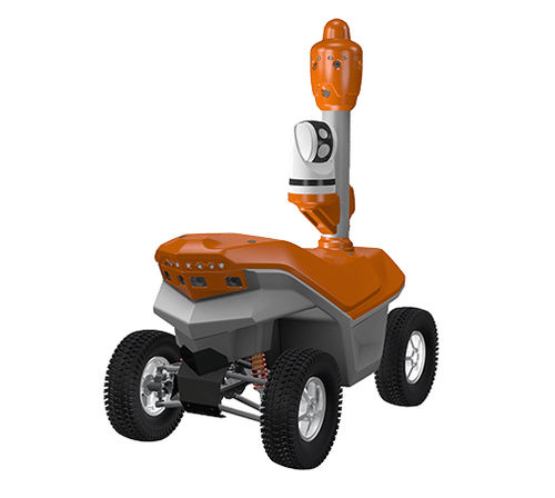 移动式监控机器人 - ARGUS - SMP Robotics Systems Corp. - 用于室外 / 带发声装置