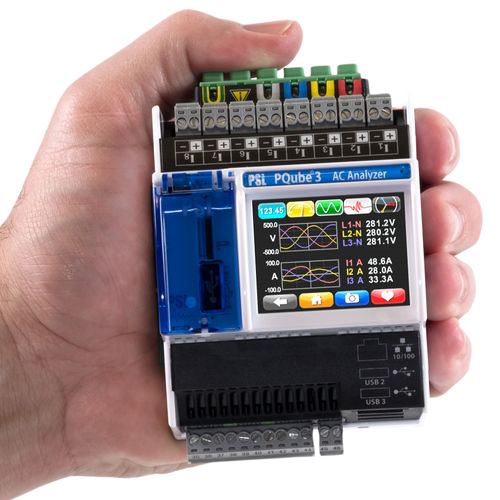 功率分析仪 - PQube 3 - Power Standards Lab - 用于电网 / 紧凑型 / 实时