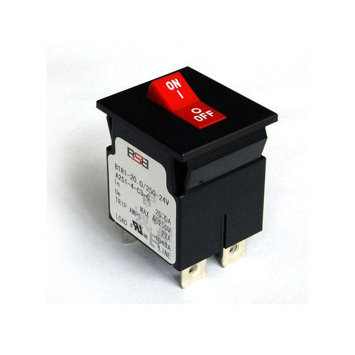 液压电磁断路器 - B1 2P series - ZHEJIANG BSB ELECTRICAL APPLIANCES CO.,LTD - 手动复位 / 用于电力分配 / 用于铁路应用