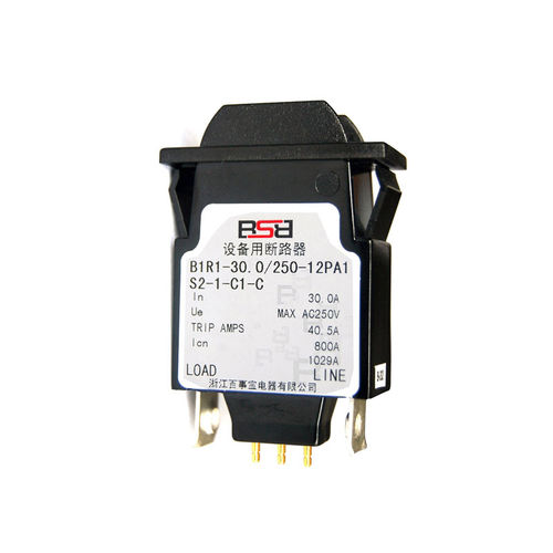 液压电磁断路器 - B1 series 1P - ZHEJIANG BSB ELECTRICAL APPLIANCES CO.,LTD - 手动复位 / 用于电力分配 / 用于铁路应用