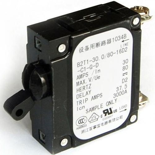 液压电磁断路器 - B2 series - ZHEJIANG BSB ELECTRICAL APPLIANCES CO.,LTD - 直流 / 交流 / 手动复位