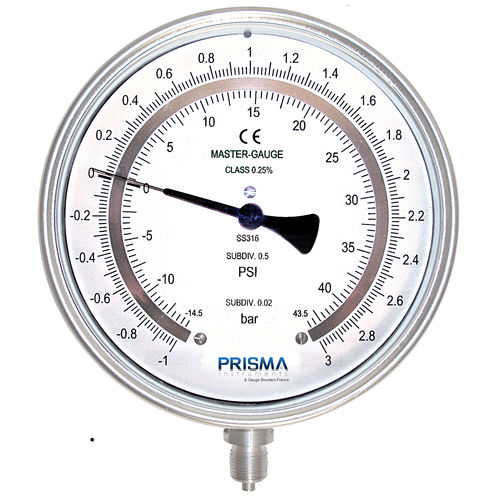 表盘压力计 - MP - Prisma Instruments - 螺纹 / NPT 1/2 / 铝制