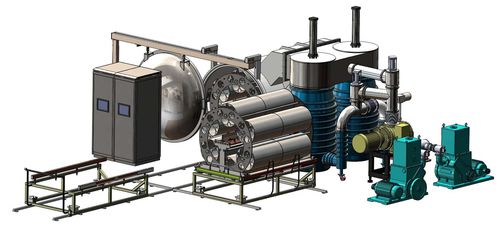 PVD镀膜机 - RTEP1800- Resistant Thermal Evaporator-Horizontal - Shanghai Royal Technology Inc. - 热蒸发 / 金属化膜 / 真空