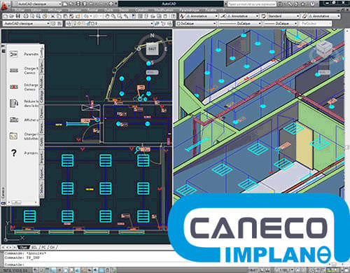 BIM软件 - Caneco Implantation - ALPI - 用于电路系统设计