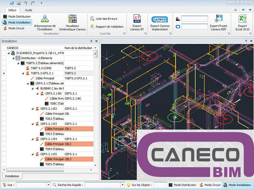 BIM软件 - Caneco BIM - ALPI - 用于电路系统设计