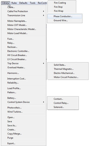 软件库 - Libraries - Etap