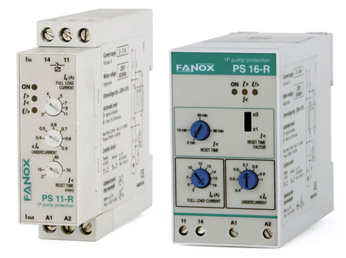 超载保护继电器 - PS11-R, PS16R - FANOX ELECTRONIC - 过载电流 / 单相 / 用于电动机