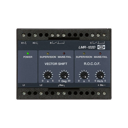 发电机保护继电器 - LMR-122D - DEIF - DIN导轨