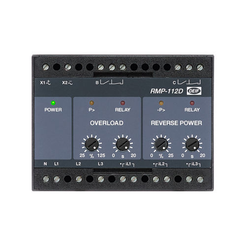 超载保护继电器 - RMP-112D - DEIF - 相位 / 三相 / 交流