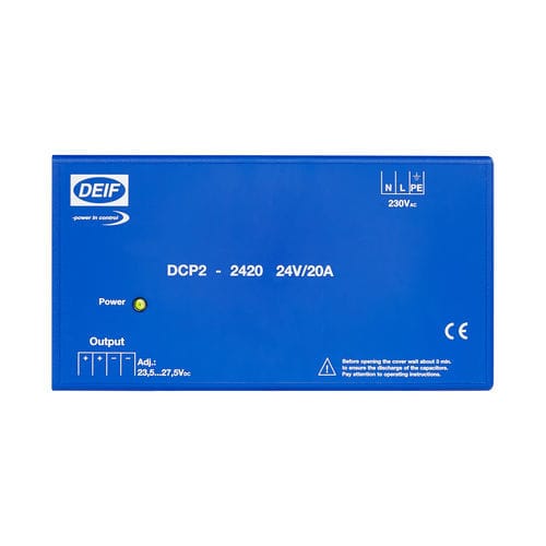 DIN导轨安装式电池充电器 - DCP2 series - DEIF - 铅 / 自动